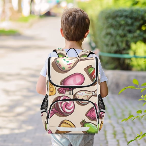 Candies Backpack Big Laptop Backpack Casual Daypack Quilted Large Capacity Large Bookbags