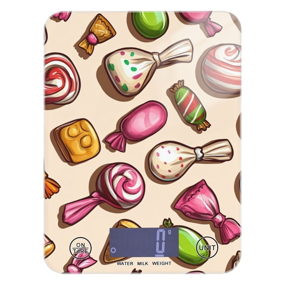 Candies Food Scale Digital Kitchen Scale Waterproof Grams Ounces lbs for Weight Loss