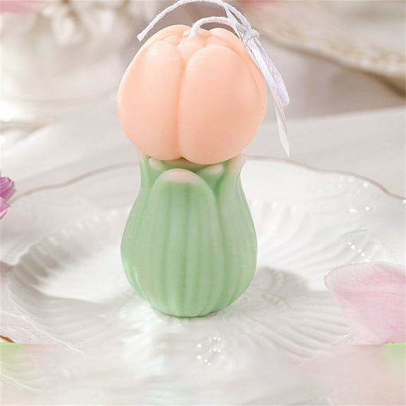 Candle*1 Clearance! Mother'S Day Scented Candles Atmospheric Small Candles Candles Set Floral Shaped Candles