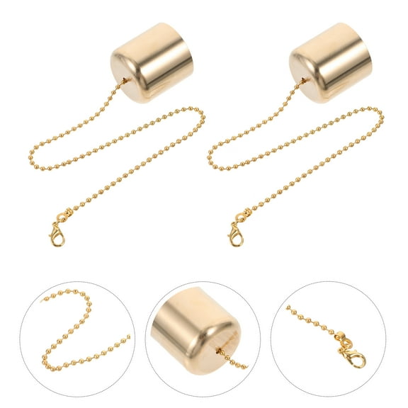 ETEREAUTY 2Pcs Brass Candle Extinguisher Snuffer Set for Scented Candle Care