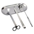 thumbnail image 1 of Candle Accessory Set, Candle Trimmer, Candle Dipper, Candle Snuffer, Stainless Steel, Perfect for Wedding Christmas, 1 of 6