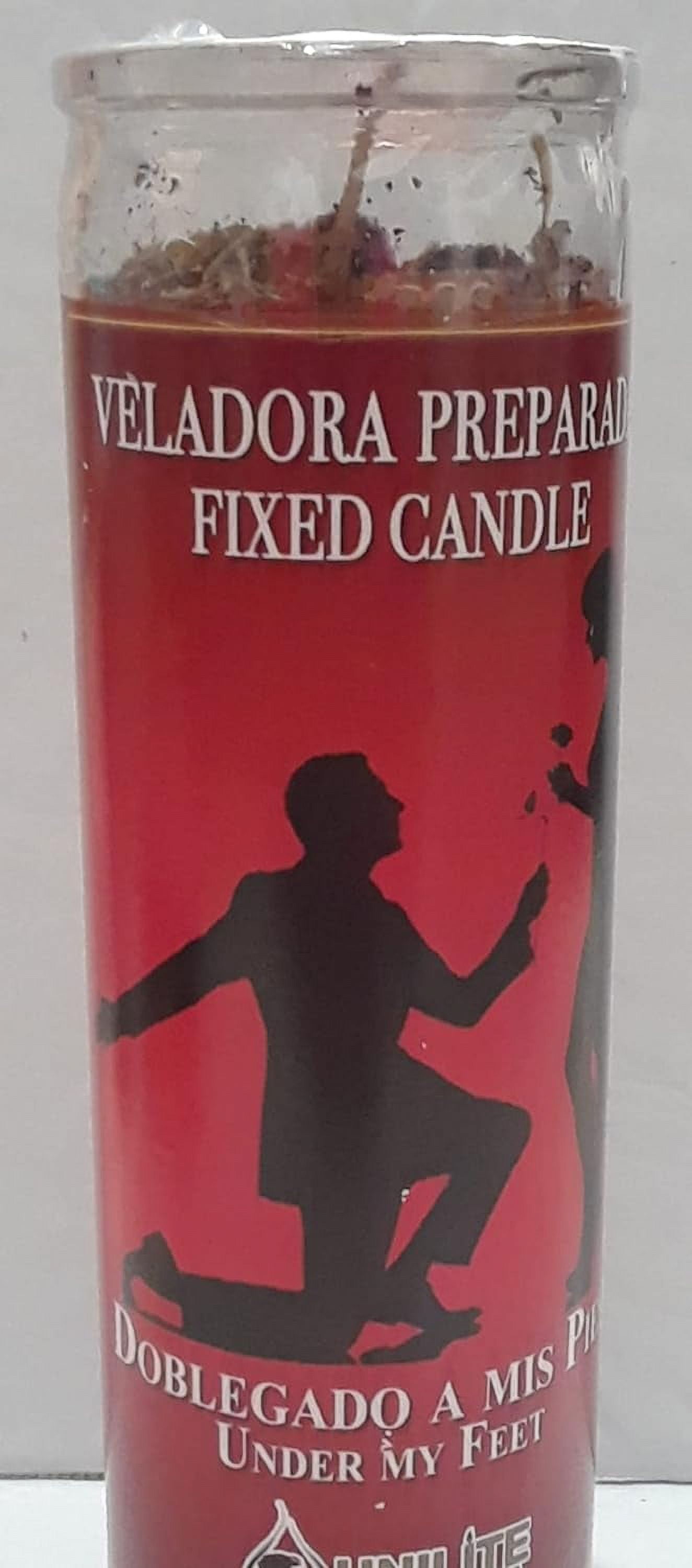 Candle Bent At My Feet (Under My Feet) Fixed Candle, In Red, To Bend A