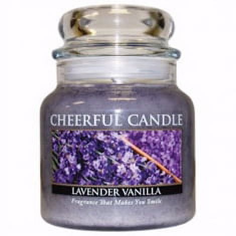 Candle - Cheerful Jar - Lavender Vanilla (16 oz)