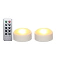 thumbnail image 1 of Candle Choice Set of 2 Remote Controlled Plastic LED Pumpkin Lights - Small, 1 of 6