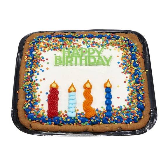 Candle Cookie Cake
