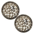 thumbnail image 1 of Candle Cover Topper Scented Alloy Round Jar Candles Lid Help Sleeves Maple Antique Cyan Candle Toppers Accessories For Jar Cand, 1 of 6