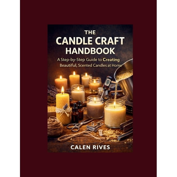 The Candle Craft Handbook: A Step-by-Step Guide to Creating Beautiful, Scented Candles at Home, (Paperback)