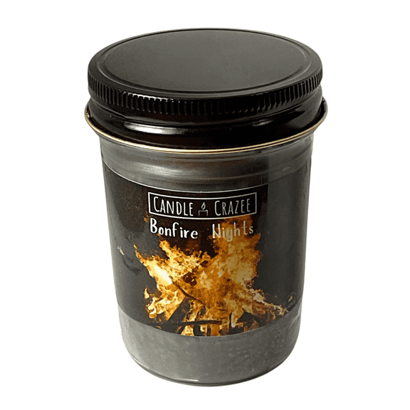 Candle Crazee Bonfire Nights 8oz Bonfire Nights Scented Jar Candle