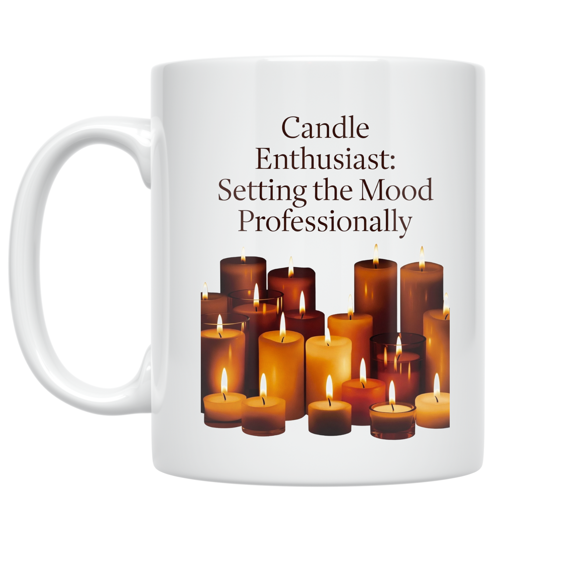 Candle Enthusiast Setting the Mood - Candle Lover - 11 oz Ceramic Coffee Mug