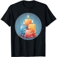 thumbnail image 1 of Candle Fire for Candlelight Dinner Lovers T-Shirt, 1 of 5