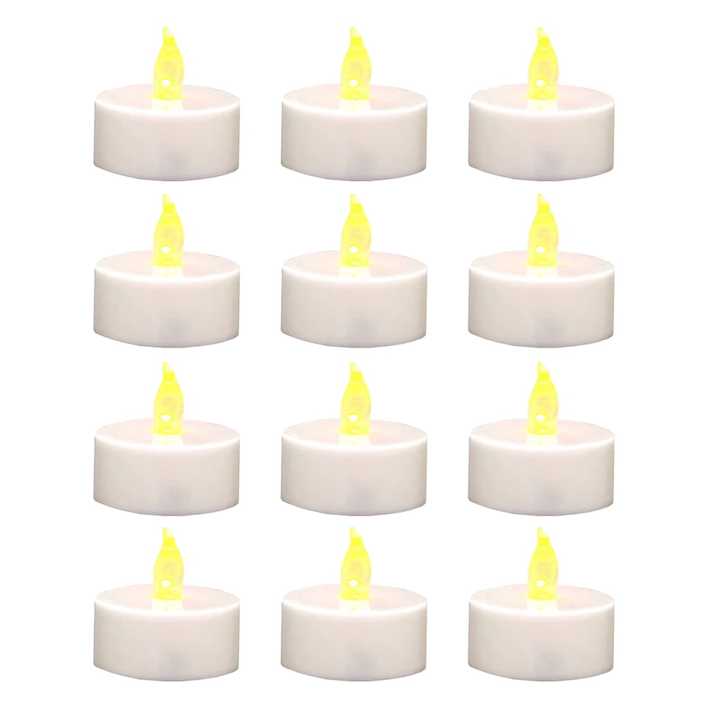 Candle Flameless Led Light Votive Flickering Pillar Tealights Electric