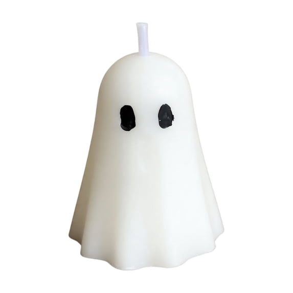 Candle Ghost Shaped Unscented Wax Candle Colorful Halloween Decor for Home Table Party Decorations for Holiday Gatherings
