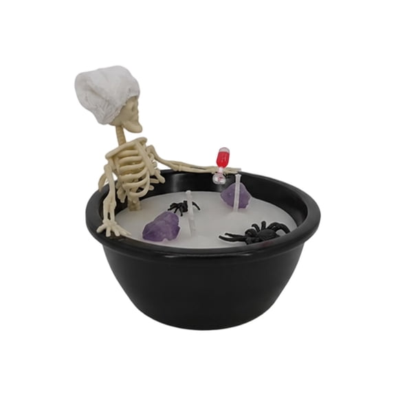 Candle Gothic For Home Bar Dining Eerie Skeleton Candle Holder Unique halloween decorations halloween decorations indoor halloween decorations outdoor