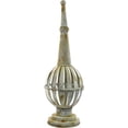thumbnail image 1 of Candle Holder Candlestick Large Rustic Metal New ZT-840, 1 of 4