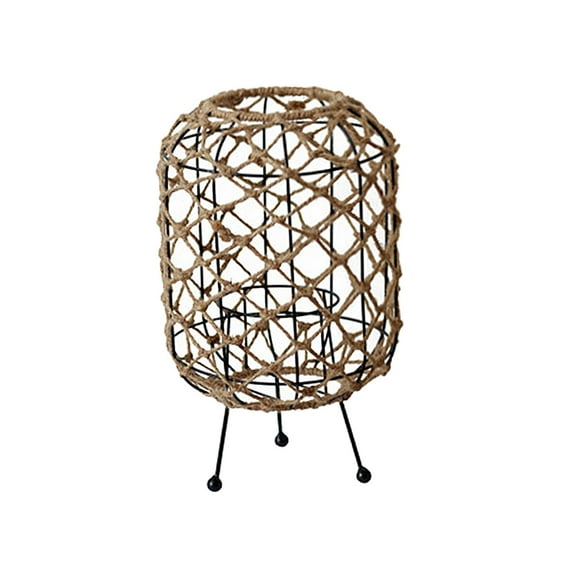 Candle Holder Decorative Lantern Table Centerpiece with Large 13.39 Inch Size for Restaurant and Office Decor