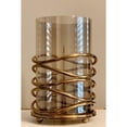 thumbnail image 1 of Candle Holder with Glass and Decorative Metal in Swirl Design for Home Decor Console Table Centerpiece Patio Garden Dining Living Room Bedroom Office Farmhouse Events Wedding Decorations - Set of 6, 1 of 7