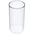 Candle Holder Glass, Open Ended Glass, Bottomless Cylindrical Glass
