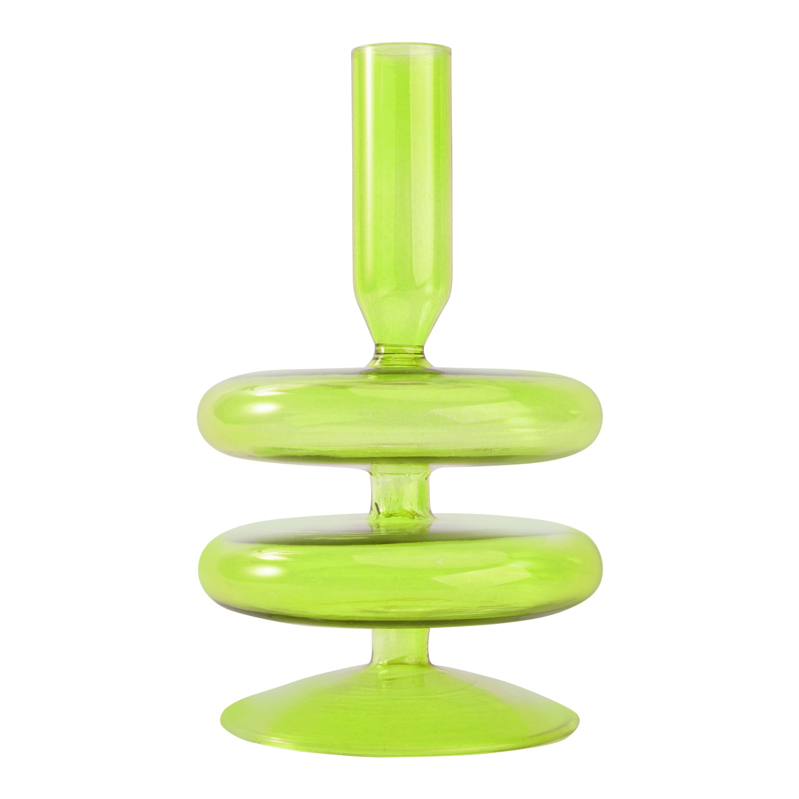 Candle Holder Glass Stand Vase Candlestick Taper Dinner Holders Wedding