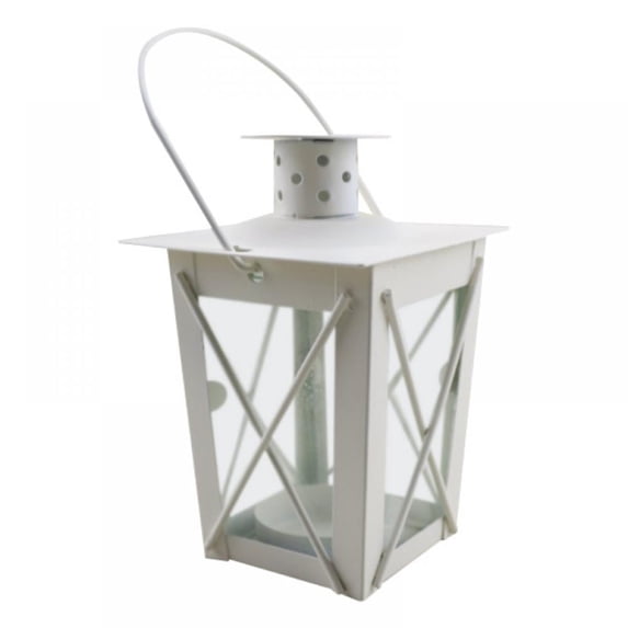Candle Holder Lantern Vintage Style Hanging Small Lanterns for Tealight Candle, Black Candle Tea Light Holders for Indoor Outdoor Events Birthday Party Wedding -6.69"*3.54"*2.16"