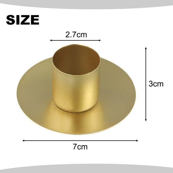 Candle Holder Metal Candlestick Desktop Decor Wedding Party Festival Candelabra