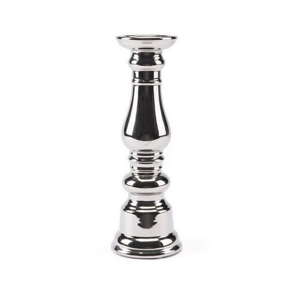 Candle Holder Silver Medium Silver
