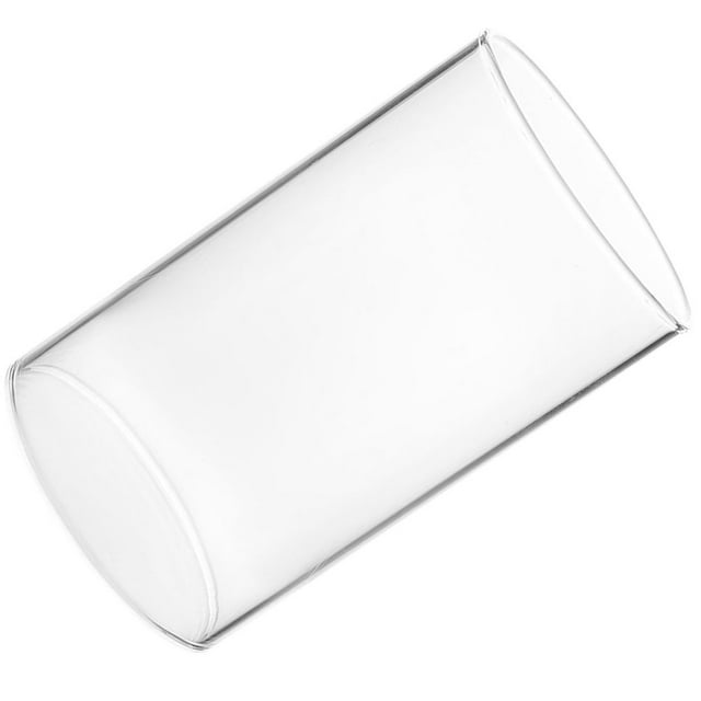 Candle Holder Sleeve Glass Candle Chimney Candle Holder Tube Shade Glass Open Ended Candle Tube