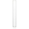 thumbnail image 1 of Candle Holder Sleeve, Wide 3", Height 24", Clear Glass Cylinder Candleholder, Chimney Tube, Open Ended Candle Shade, 1 Piece, 1 of 8