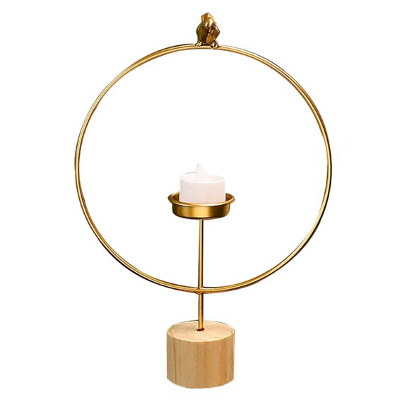 Candle Holder Stand Candlesticks For Office Hotel Pub Tabletop Decoration