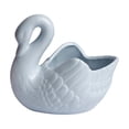 thumbnail image 1 of Candle Holder,Tealight Holder Ceramic Swan Shape Display Ornament for Living Room Bedroom Dining Table, 1 of 6