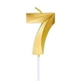 thumbnail image 1 of Candle Holders,Birthday Number Candles 3D Shape Candles With Place Candles Number 0 1 2 3 4 5 6 7 8 9 Cake Topper Decoration For Birthday Party Wedding Anniversary, 1 of 6