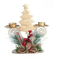 Candle Holders, Christmas Table Decorations Centerpieces