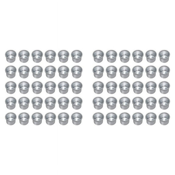 Candle Holders for Taper Candles, Candle Holder, Tea Lights, Candle Insert Table Candles, Candle Holder 60Pcs Silver