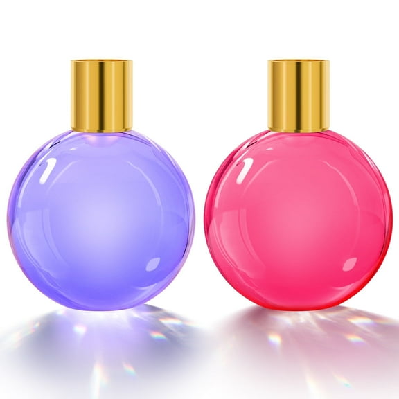 2PK Taper Candle Holder Round Candlestick Holders, 4"H, Glass & Iron, Home Wedding Party