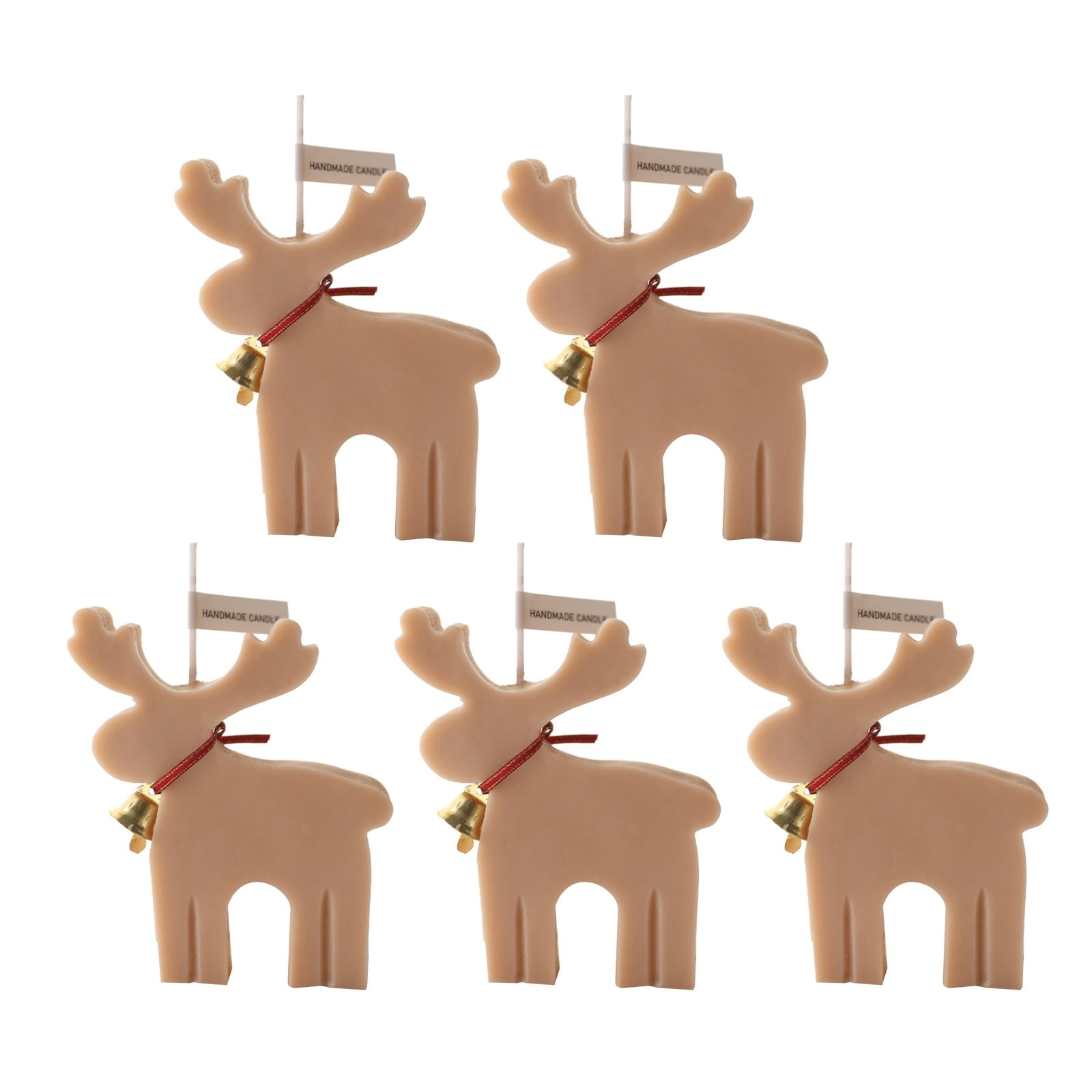 Candle Jar 5PCS Christmas Aromatherapy Candles Deer Christmas Candles