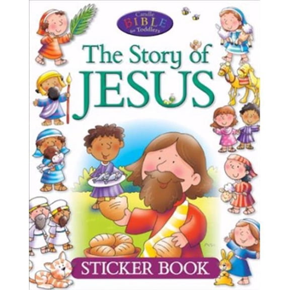 Candle - Kregel 081321 Story of Jesus Sticker Book - Candle Bible for Toddler