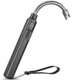 thumbnail image 1 of Candle Lighter Upgraded USB Rechargeable Electric Lighter Extra Long Lasting Battery Life, LED Display, Flexible Neck Windproof Flameless Plasma Long lighter for Candles BBQ Kitchen Camping, 1 of 7