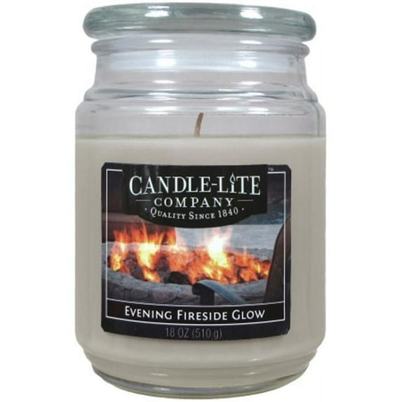 Candle-Lite 18 Oz. Everyday Evening Fireside Glow Jar Candle 3297251