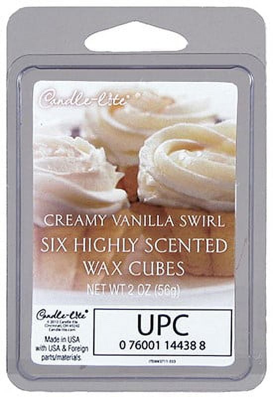 Candle Lite 2.5 Oz. Creamy Vanilla Swirl Scented Wax Cubes