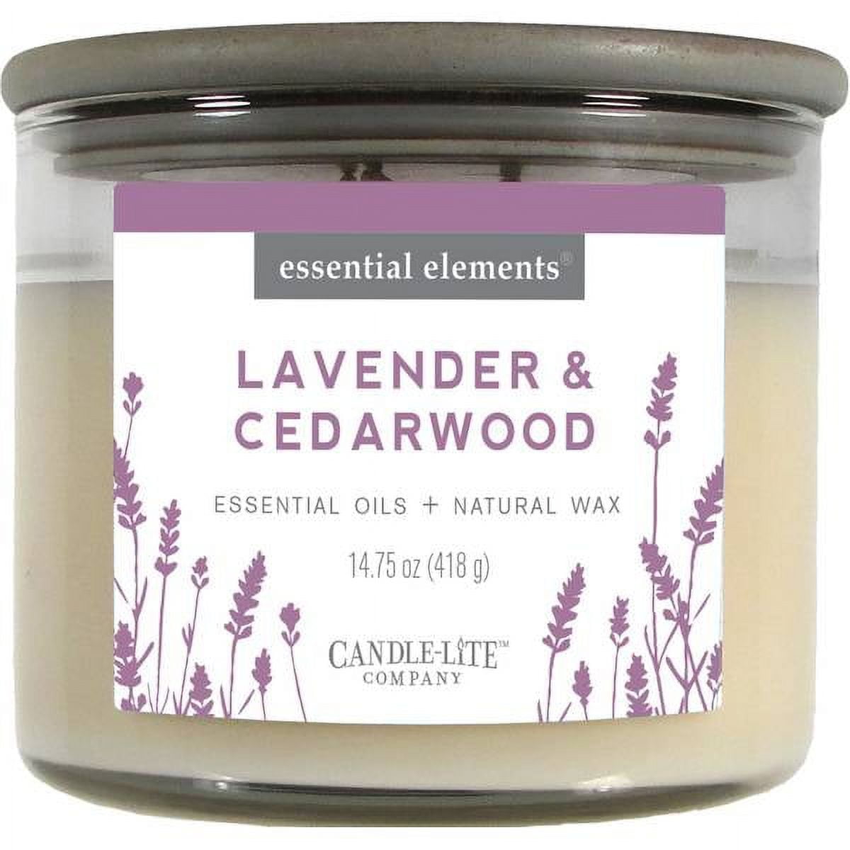 Ivory Soy Lavender & Cedarwood Scented Jar Candle