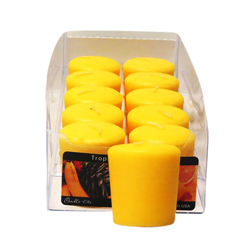 CandleLite Top Votive Candle Tropical Fruit Medley (12 Pcs)