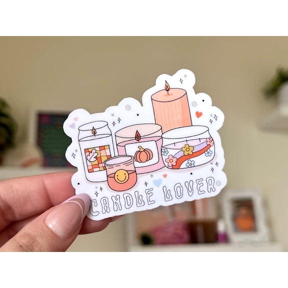 Candle Lover Coffee Vsco Waterbottle Sticker