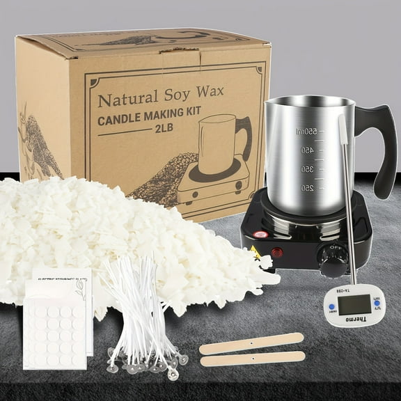 Candle Making Kit, Soap Making Kit, Suitable For DIY Lipstick, Soap And Skin Care Products, Candle Wicks, Wax Kit, Soy Wax For Candle Making, Candle Wax Melter