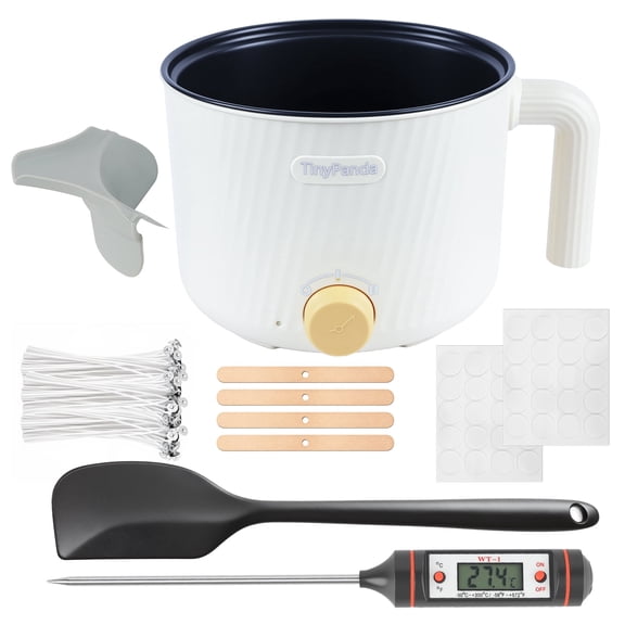 Candle Making Kit with Melting Pot Candles DIY Starter Tool Set Soy Candle Making Craft