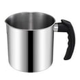 thumbnail image 1 of Candle Making Pouring Pot, Large Capacity Boiler Wax Melting Pot, Stainless Steel Candle Making Pitcher, Silver Color with Heat-Resistant Handle and Dripless Pouring Spout Design, 1 of 2