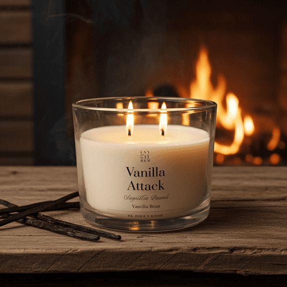 Candle Mayhem Vanilla Attack (16oz)