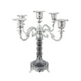 thumbnail image 1 of Candle Metal Candelabra Candlestick European Style Five-headed Candle Holders for Elegant Home Decor Wedding Event Party Hotel Decoration (Silver), 1 of 7