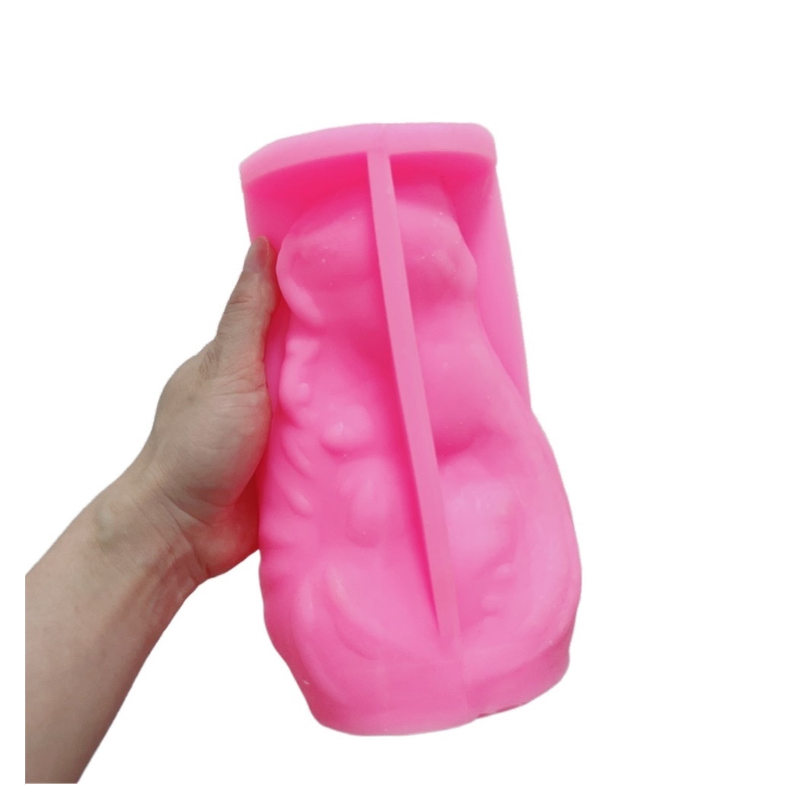 Candle Molds,Blessed Virgin Mary With Baby Jesus Sculpture Candle Mold