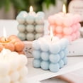thumbnail image 1 of Candle Mould For Pouring, Silicone Bubble Candle, Candle Mould, Candles Make Yourself 3D Cube Candle Shapes-Small, 1 of 9