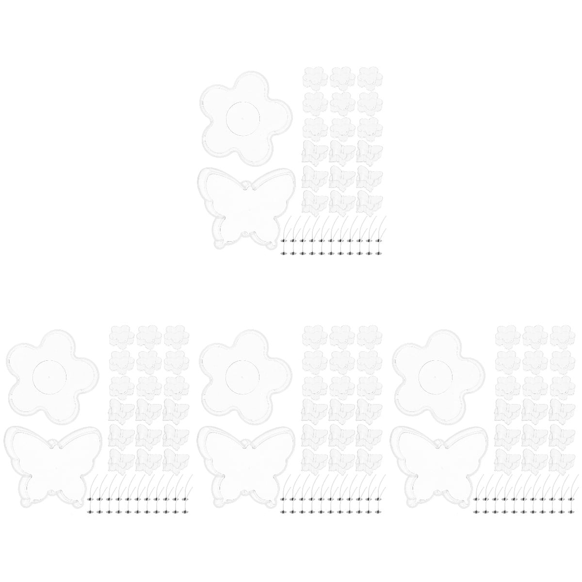 Candle PC Shell Heartshaped Tea Lights Candles Bulk Holders Jar Boxes Container 4 Sets