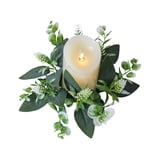 Candle Ring, Floral Candle Wreath, Table Decoration, Garland Ring ...